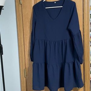 Long Sleeve Flowy Dress